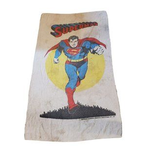 Vintage 1978‎ Superman Beach Towel 59 X 34 (Stained)